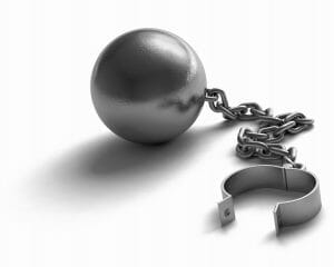 ball, chain, trap