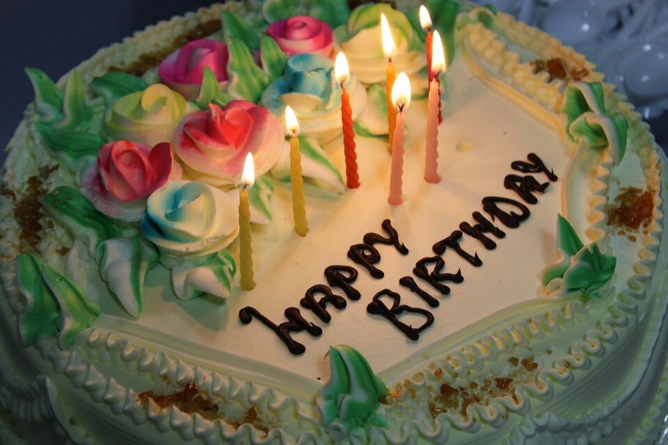 birthday, cake