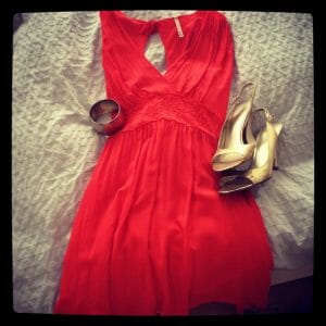 Aries, Fashion, Dress, Red