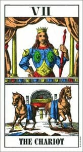 Chariot, tarot card, tarot