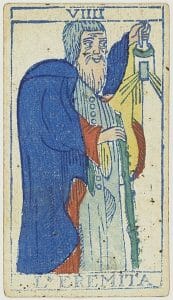 Hermit, Tarot, Tarot Card, June 9 Zodiac