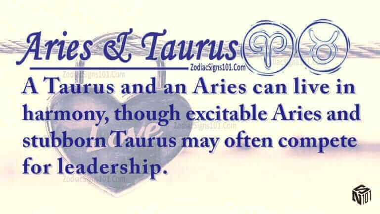 Aries Taurus