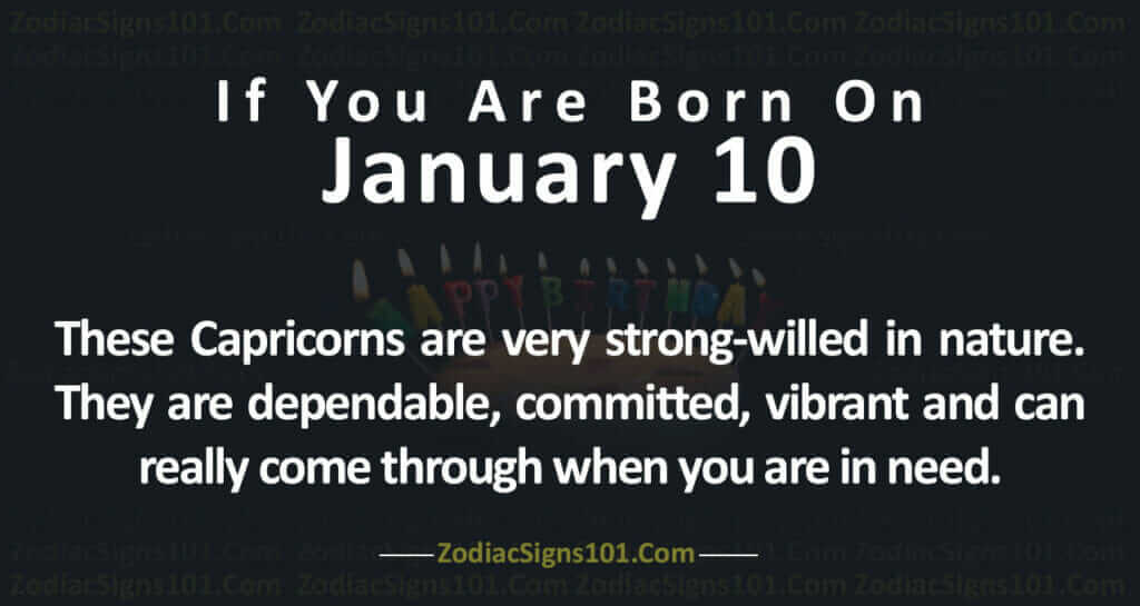 Born On Jan 10