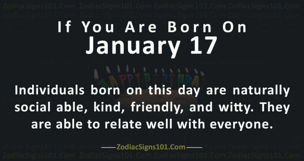 born on jan 17