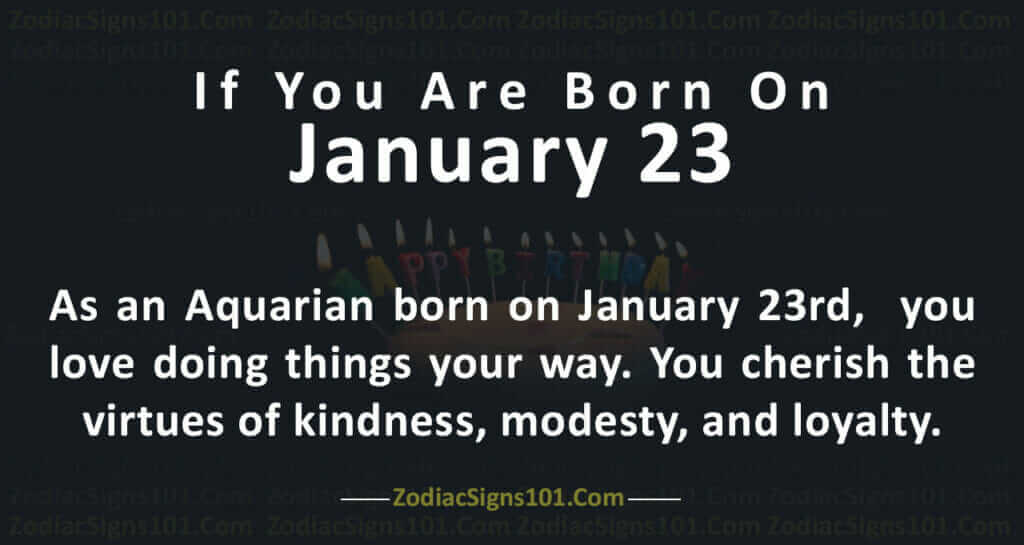Born On Jan 23