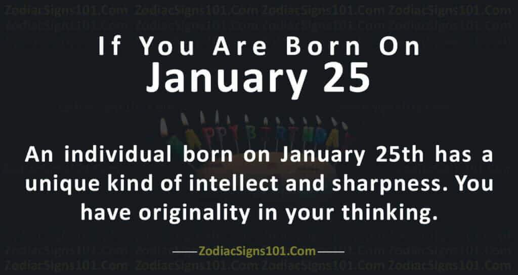 Born On Jan 25