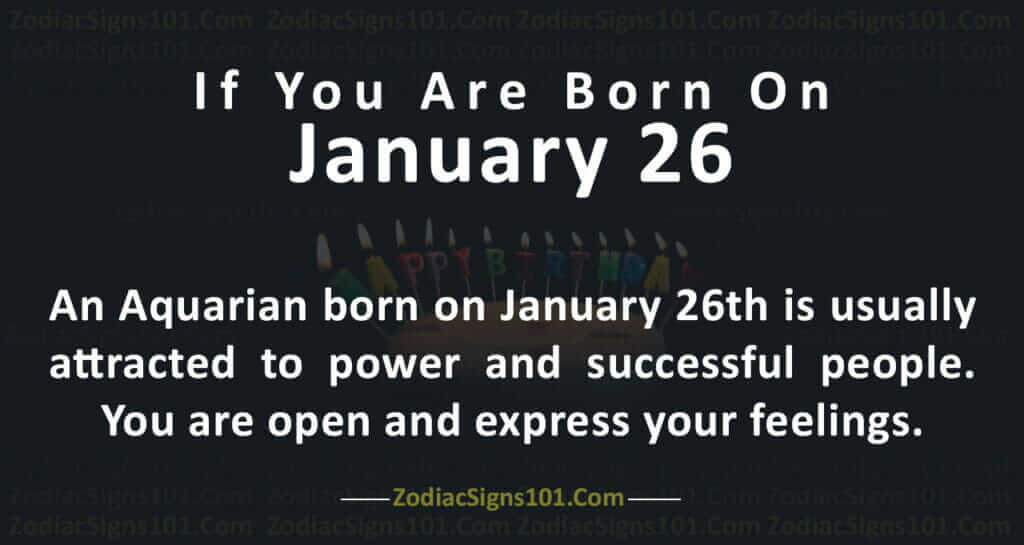born on jan 26