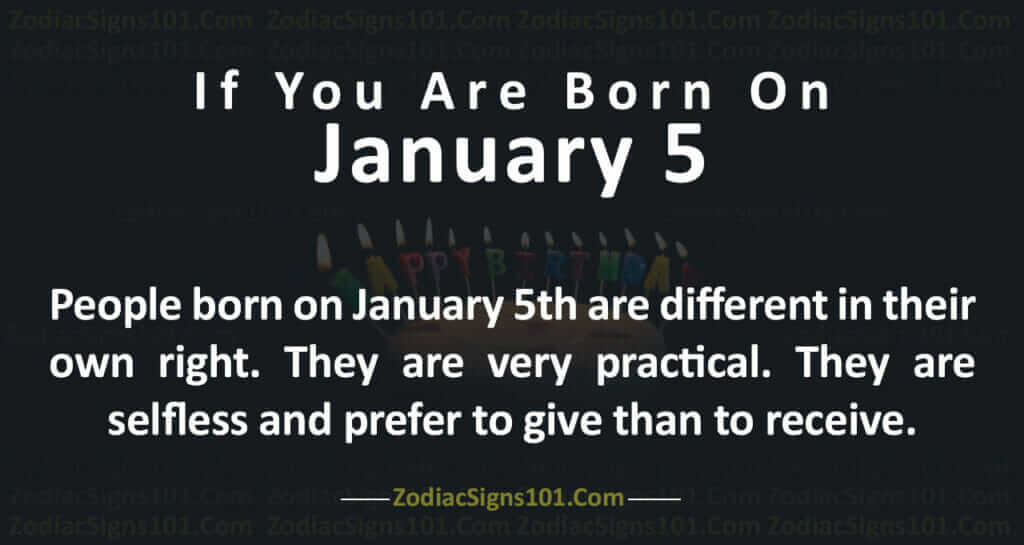 Born On Jan 5