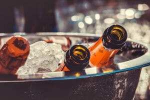 Monkey, money, champagne