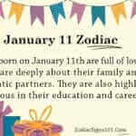 January 11 Zodiac