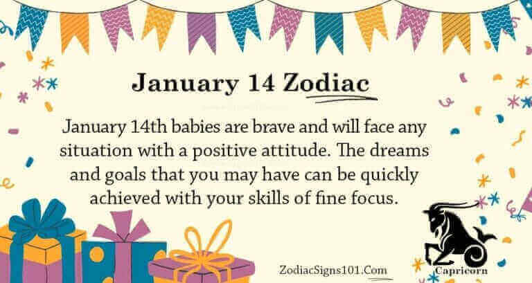 January 14 Zodiac
