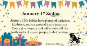 January 17 Zodiac Is A Cusp Capricorn and Aquarius, Birthdays And