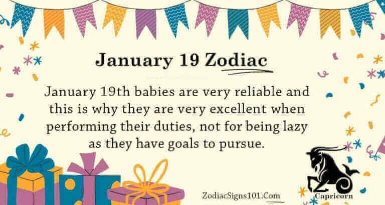 January 19 Zodiac