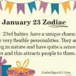 January 23 Zodiac