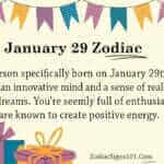 January 29 Zodiac