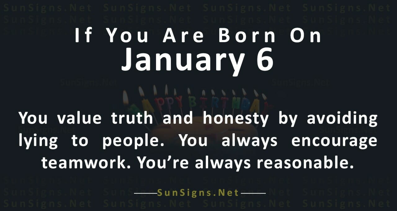 January 6 Zodiac Is Capricorn, Birthdays And Horoscope Zodiac Signs 101