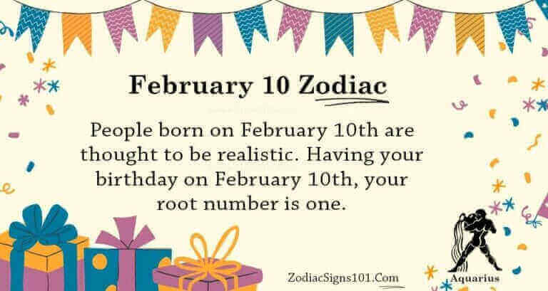 February 10 Zodiac