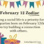 February 12 Zodiac