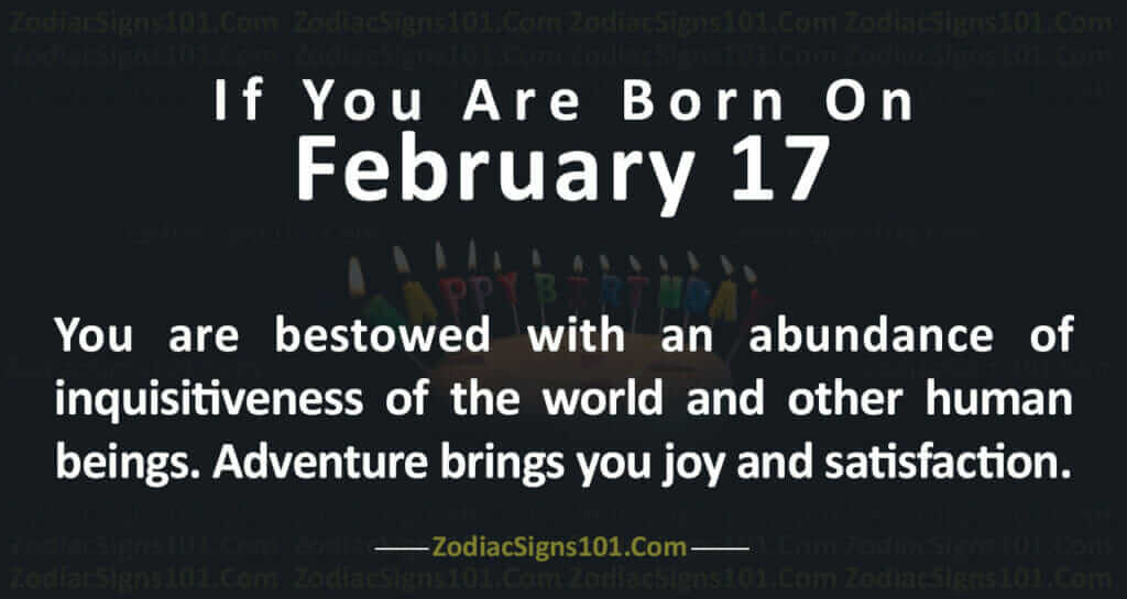 February 17 Birthday