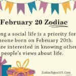 February 20 Zodiac