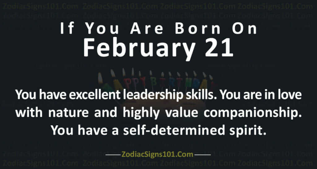 february 21 birthday