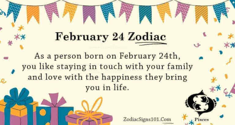February 24 Zodiac