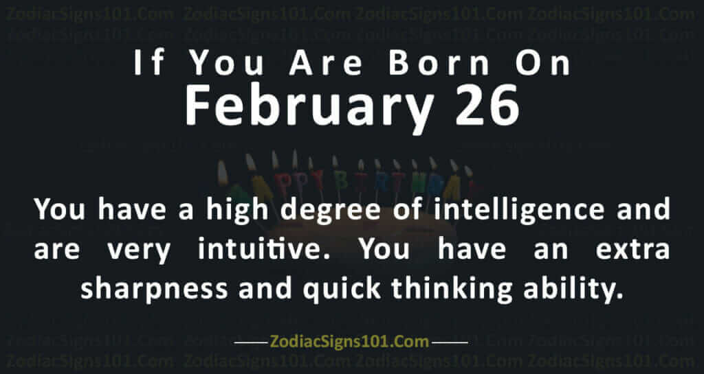 february 26 birthday