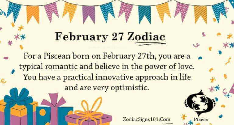 February 27 Zodiac