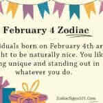 February 4 Zodiac