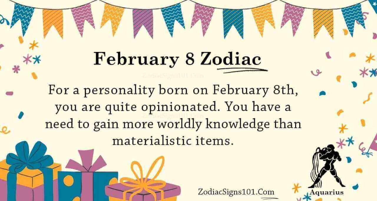 February 8 Zodiac