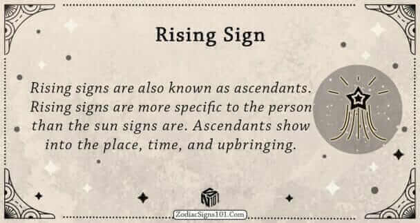 how to know what rising zodiac sign you are