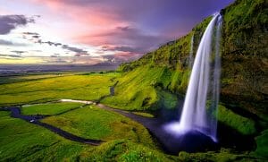 Water, Earth, Waterfall