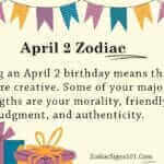 April 2 Zodiac