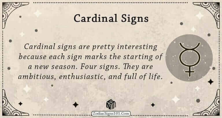 Cardinal Signs