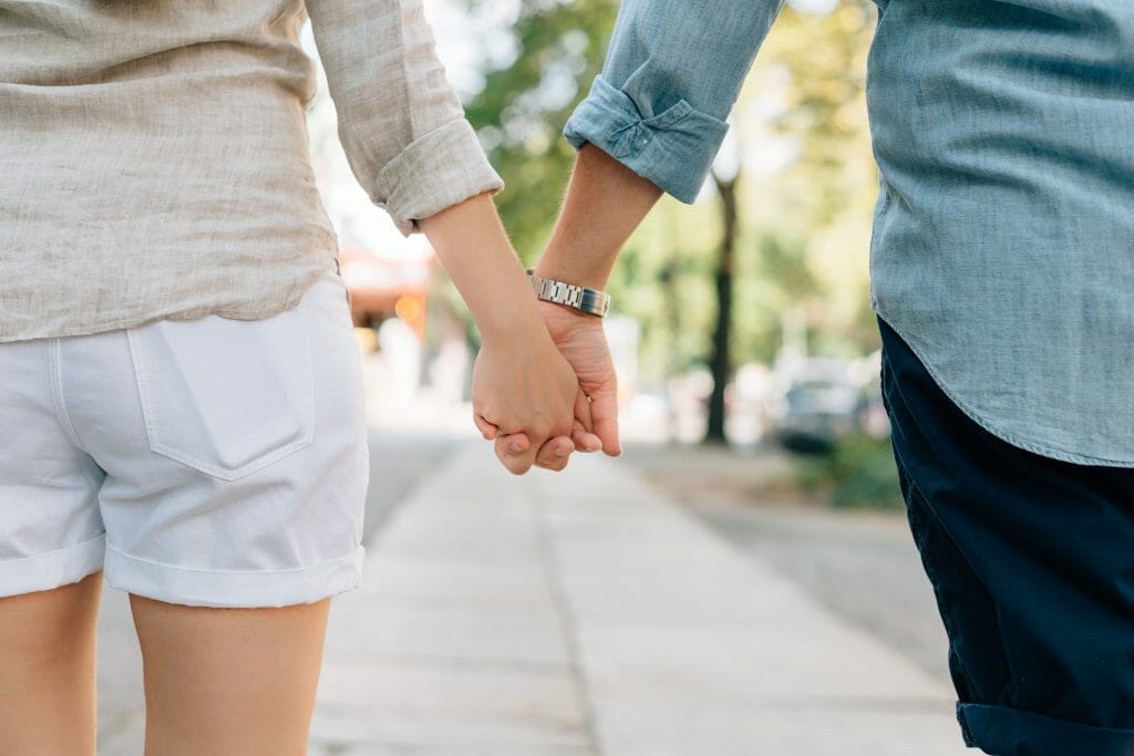 Couple, Holding Hands