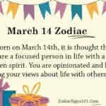 March 14 Zodiac