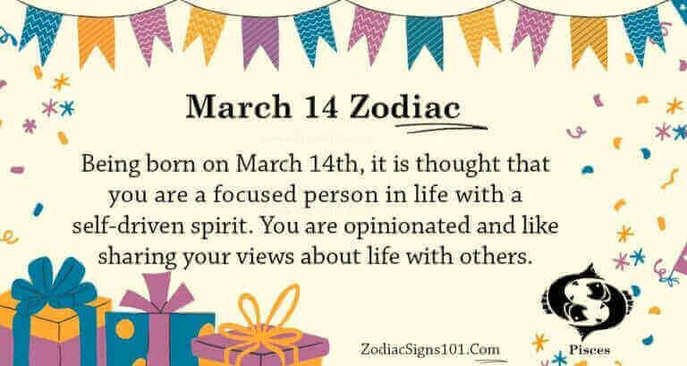 March 14 Zodiac