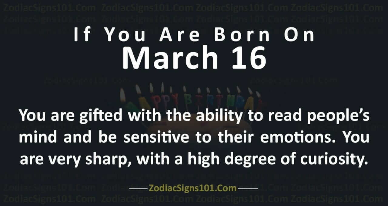 16 martie zodiac