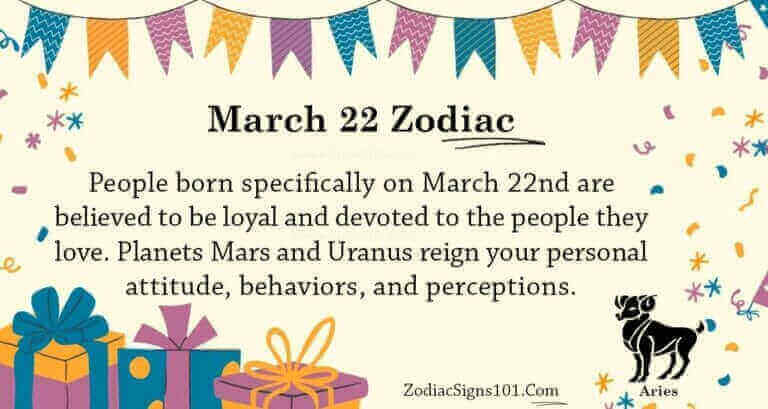 March 22 Zodiac