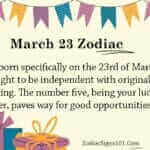 March 23 Zodiac