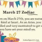 March 27 Zodiac