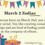 March 2 Zodiac