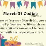 March 31 Zodiac