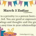 March 3 Zodiac