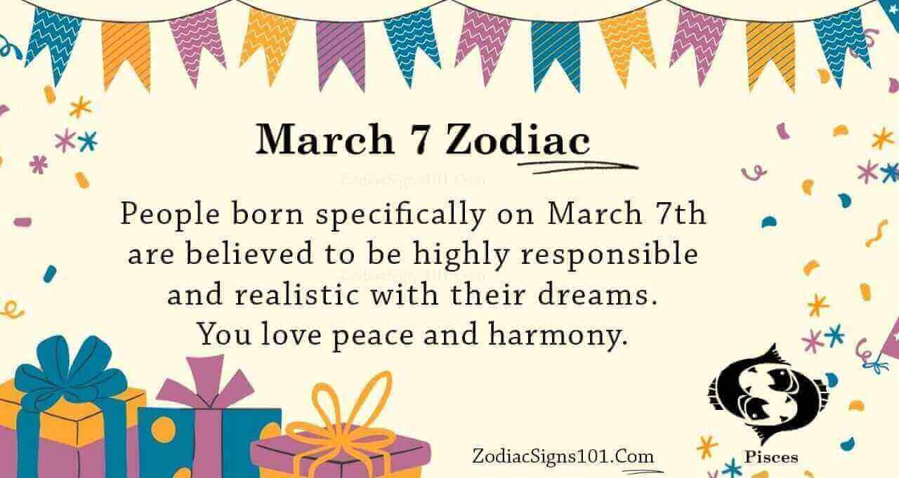 March 7 Zodiac