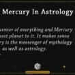 Mercury In Astrology