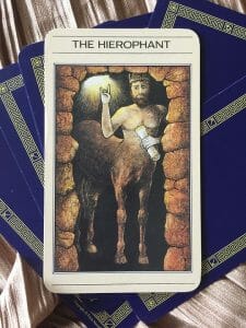 Hierophant, Tarot, 23, August 5 Zodiac