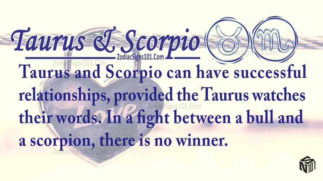 Taurus Scorpio Partners For Life, In Love or Hate, Compatibility and ...