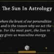 The Sun In Astrology