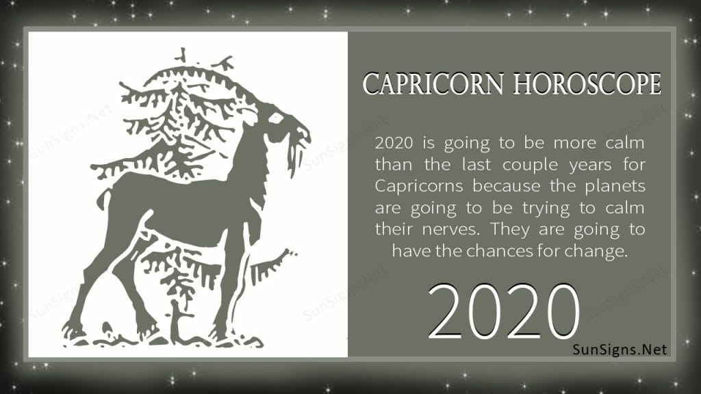 2020 Capricorn Horoscope